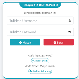 Register PGRI Krayan - Persatuan Guru Republik Indonesia Cabang Krayan
